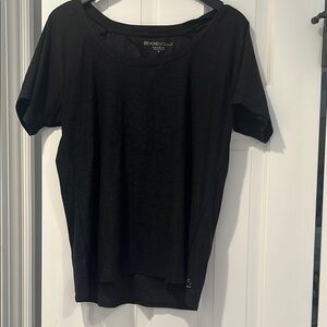 Beyond Yoga Black Relaxed Short Sleeve Tee